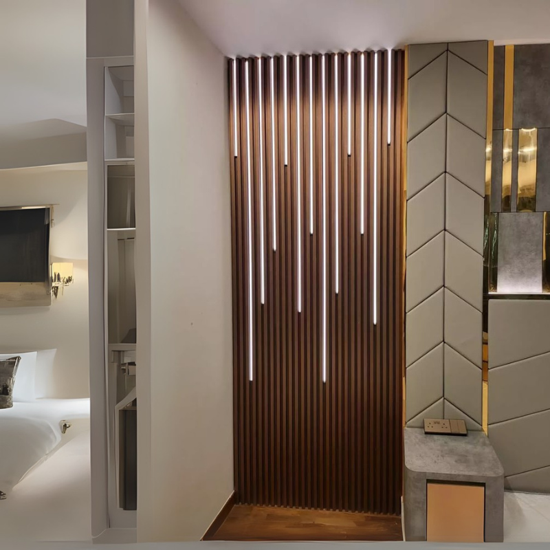 Modern LED Wooden Wall Panel