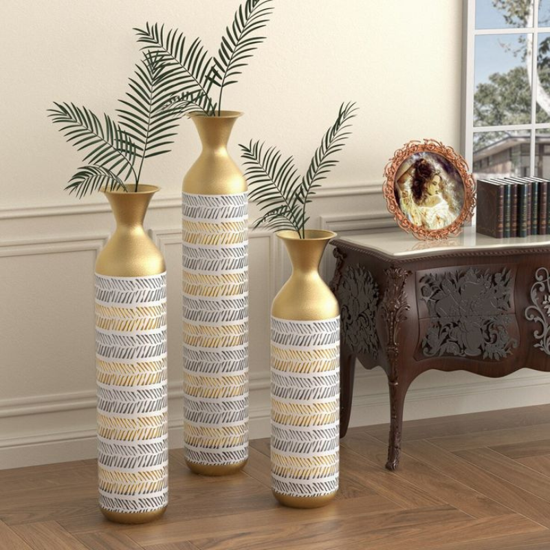 Elegant Tall Floor Vase Set